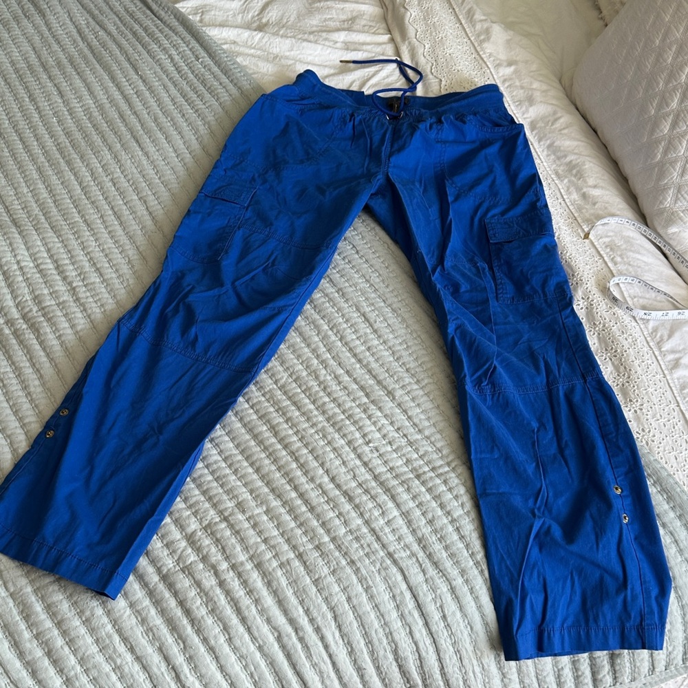 Women’s  Blue Drawstring Scrub Pants